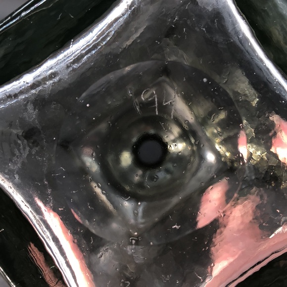 VINTAGE 60s Magnor Smoky Glass Norweigian Hand Blown  Decanter - Picture 6 of 9